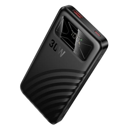 Powerbank HOCO Q42, 10000 mAh, 30 W, QC + PD, 1 × USB-A – 1 × USB-C, czarny