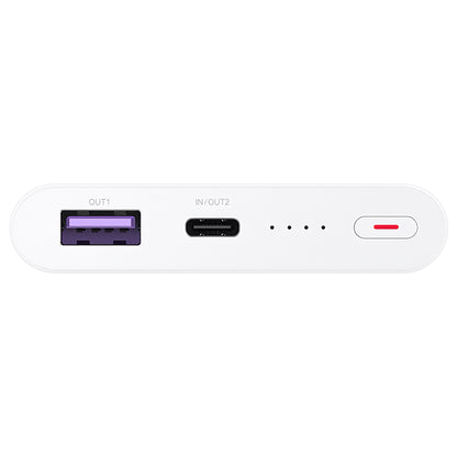 Bateria zewnętrzna Huawei SuperCharge, 10000 mAh, 22,5 W, QC + PD, 1 x USB-A - 1 x USB-C, biała 55034445