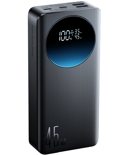 Powerbank Joyroom JR-PBF02 Pro, 20000mAh, 45W, QC + PD, 2 x USB-A - 2 x USB-C, Czarny
