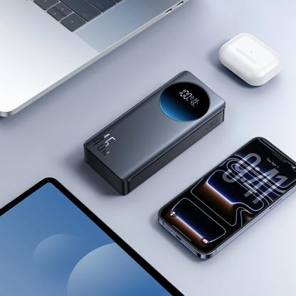 Powerbank Joyroom JR-PBF02 Pro, 20000mAh, 45W, QC + PD, 2 x USB-A - 2 x USB-C, Czarny