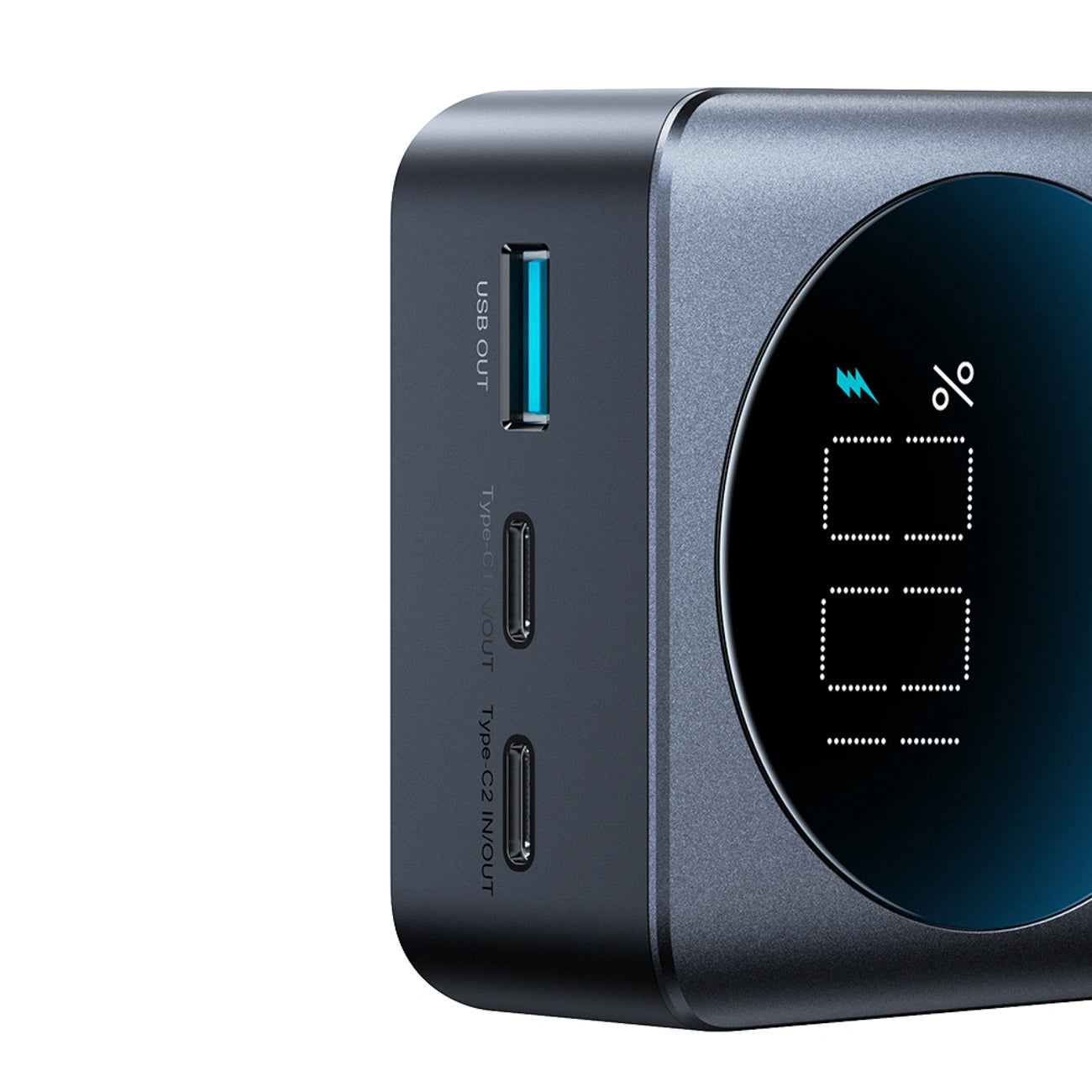 Powerbank Joyroom JR-PBF05 Pro, 30000mAh, 65W, QC + PD, 1 x USB-A - 2 x USB-C, Czarny
