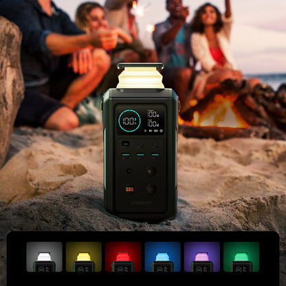 Powerbank Joyroom JR-PBF10, 75000mAh, 100W, QC + PD, 3 x USB-A - 3 x USB-C, Zielony