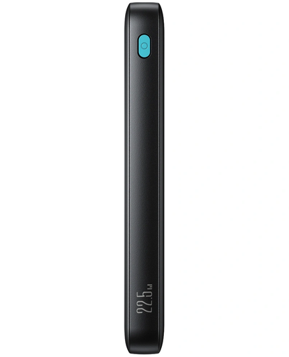 Joyroom JR-PBF12 Pro External Battery, 10000mAh, 22.5W, QC + PD, 1 x USB-C - 2 x USB-A, Black
