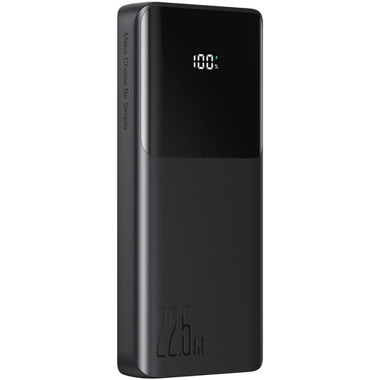 Zewnętrzna bateria Joyroom JR-PBF19, 10000mAh, 22.5W, QC + PD, 1 x Lightning - 1 x USB-A - 2 x USB-C, Czarna