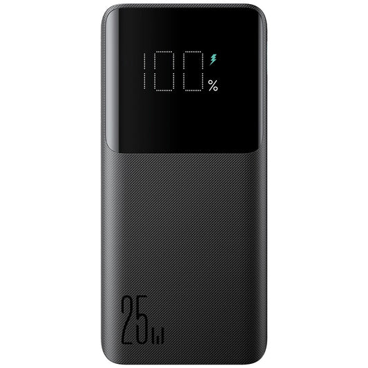 Zewnętrzna bateria Joyroom JR-PBF20, 10000mAh, 25W, QC + PD, 1 x USB-C - 2 x USB-A, Czarna