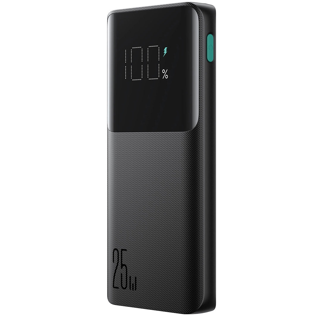 Zewnętrzna bateria Joyroom JR-PBF20, 10000mAh, 25W, QC + PD, 1 x USB-C - 2 x USB-A, Czarna