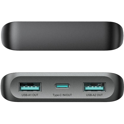 Zewnętrzna bateria Joyroom JR-PBF20, 10000mAh, 25W, QC + PD, 1 x USB-C - 2 x USB-A, Czarna