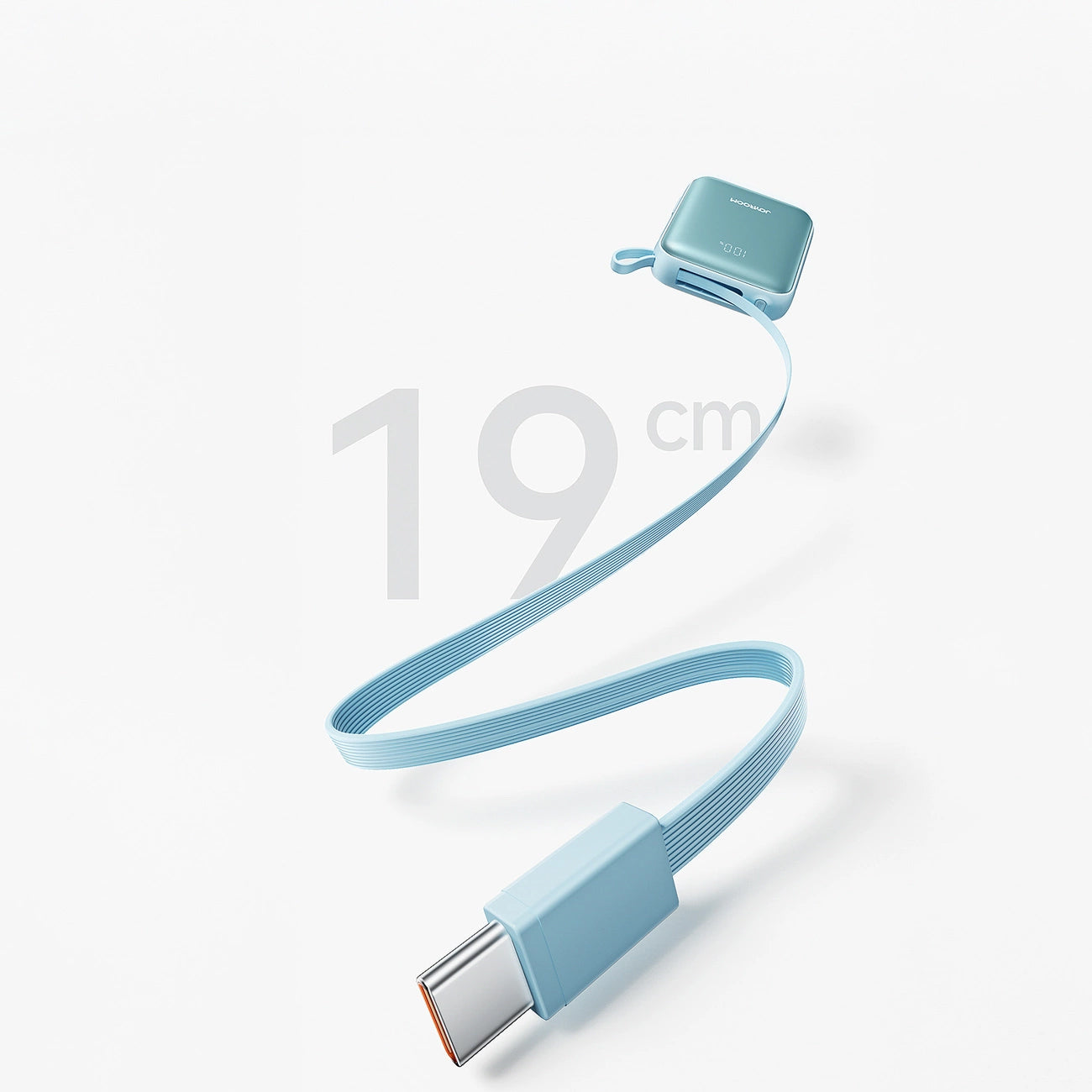 Zewnętrzna bateria Joyroom JR-PBF27, 10000mAh, 22.5W, PD, 1 x Lightning - 2 x USB-C, Niebieska