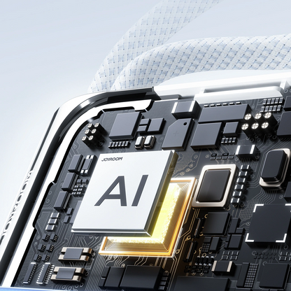 Joyroom JR-PBF27 Pro External Battery, 10000mAh, 30W, QC + PD, 1 x Lightning - 2 x USB-C, White