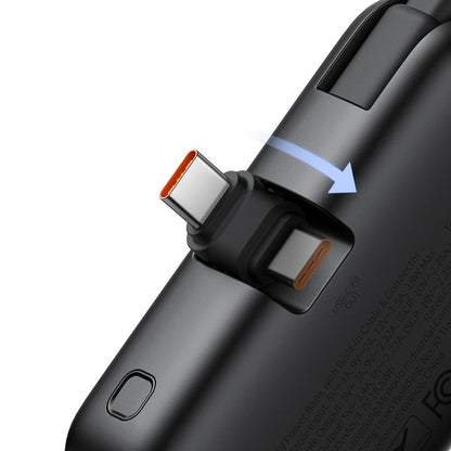 Zewnętrzna bateria McDodo MC-7760 Freekit, 5000mAh, 22.5W, PD, 3 x USB-C, Czarna