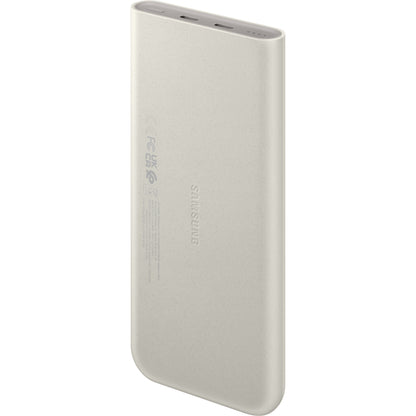 Bateria zewnętrzna Samsung, 10000 mAh, 25 W, PD, 2 x USB-C, beżowa EB-P3400XUEGEU