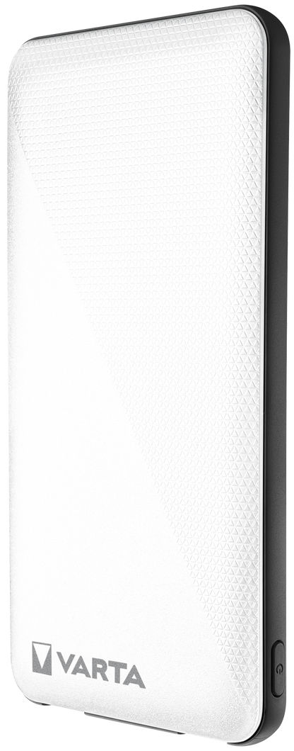 Bateria zewnętrzna Varta Energy, 5000 mAh, 15 W, 2 x USB-A - 1 x USB-C, biała