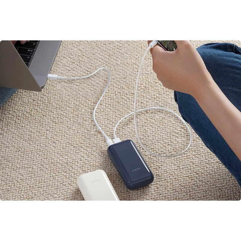 Zewnętrzna bateria Xiaomi Pocket Edition Pro, 10000mAh, 33W, QC + PD, 1 x USB-A - 1 x USB-C, Granatowy BHR5785GL