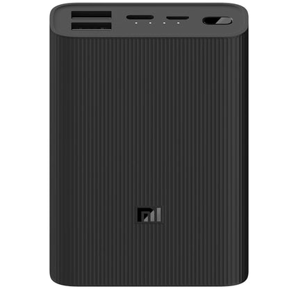 Xiaomi MI 3 Ultra Compact External Battery, 10000mAh, 22.5W, QC + PD, 2 x USB-A - 1 x USB-C, Czarny BHR441212GL BHR4412GL