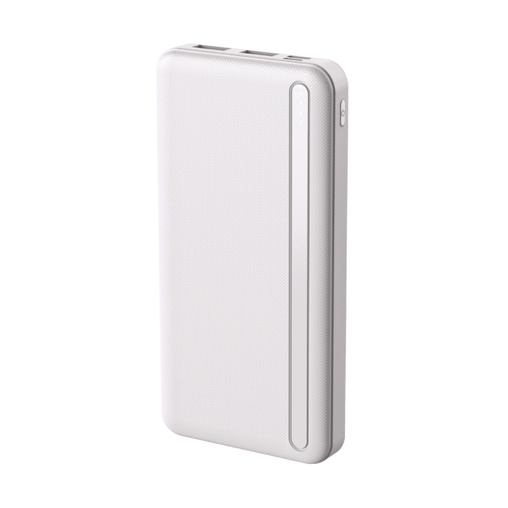 Setty PB1-101 External Battery, 10000mAh, 10W, 2 x USB-A, White