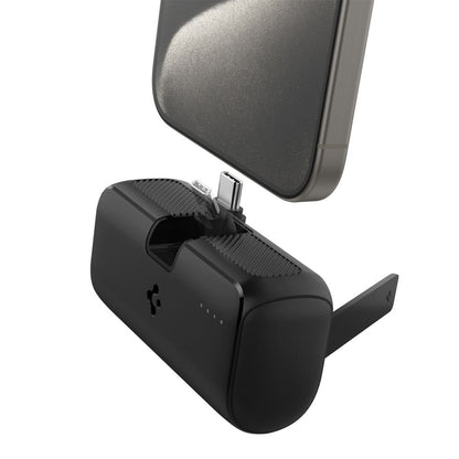 Zewnętrzna bateria Spigen, 5000mAh, 22.5W, PD, 1 x USB-C, Czarna