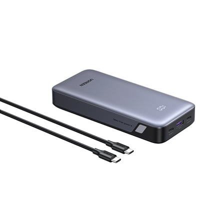 Powerbank UGREEN Nexode PB532 (55989B), 20000mAh, 30W, QC + PD, 1 x USB-A - 2 x USB-C, Szary
