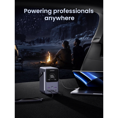 Powerbank UGREEN PB770, 48000mAh, 300W, QC + PD, 2 x USB-A - 3 x USB-C, Szary, Ponownie zapakowany