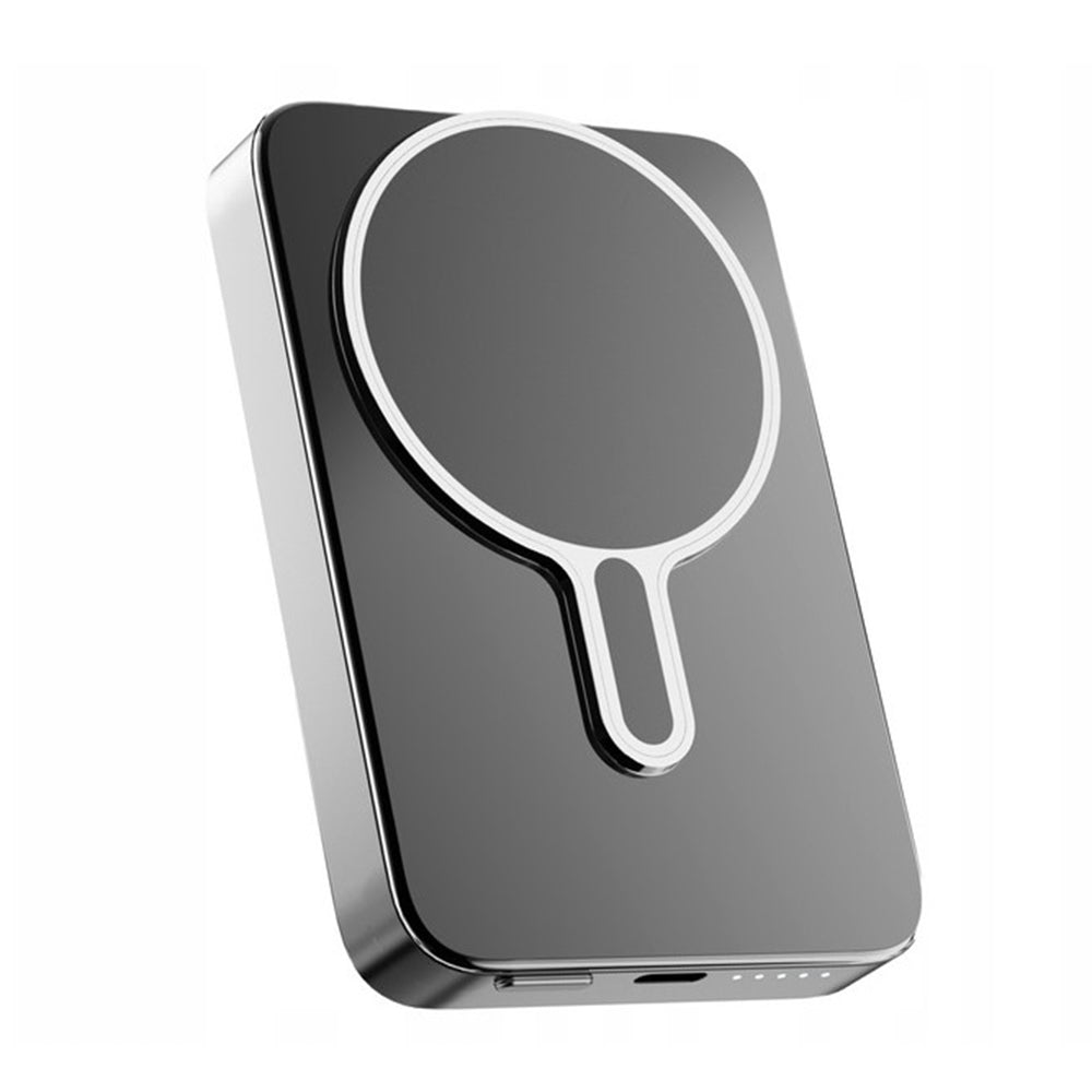 Zewnętrzna bateria bezprzewodowa 3MK MagSnap Go, 10000mAh, 20W, PD + FQI, 1 x QI - 1 x USB-C, Szara