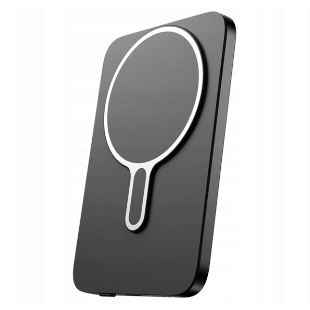 Zewnętrzna bateria bezprzewodowa 3MK MagSnap Go, 5000mAh, 20W, PD + FQI, 1 x QI - 1 x USB-C, Szara