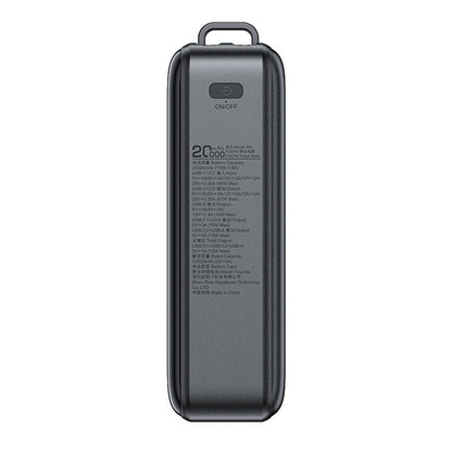 Zewnętrzna bateria Acefast M4, 20000mAh, 67W, PD, 1 x USB-A - 2 x USB-C, Czarna