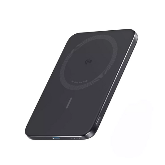 Bezprzewodowy powerbank Anker Nano, 5000mAh, 20W, PD + FQI, 1 x QI - 1 x USB-C, Czarny A1665H11