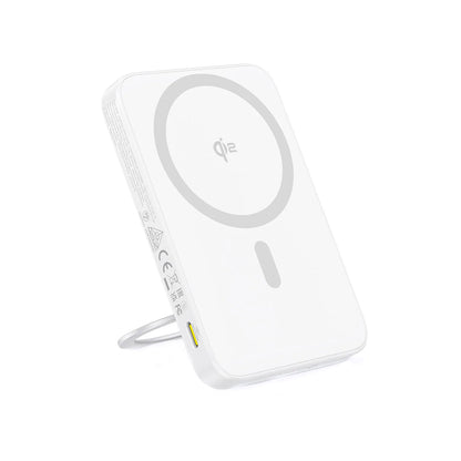 Zewnętrzna bateria bezprzewodowa Baseus PicoGo, 5000mAh, 20W, PD + FQI, 1 x QI - 1 x USB-C, Biała P10076800213-01