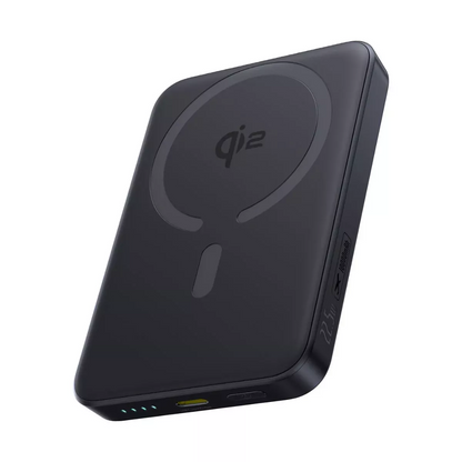 Zewnętrzna bateria bezprzewodowa Baseus Enerfill FM12, 10000mAh, 22.5W, PD + FQI, 1 x QI - 1 x USB-C, Czarna E0028500