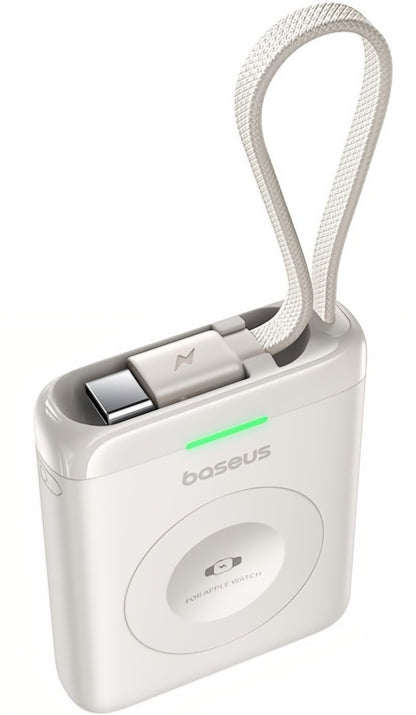 Baseus EnerFill FW11 Wireless External Battery, 1640mAh, 5W, 1 x QI, White E0205302