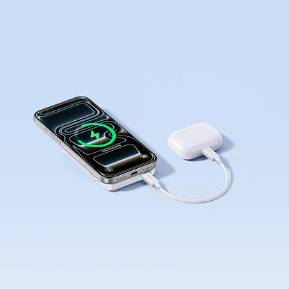 Bezprzewodowy powerbank Baseus EnerFill FM11, 10000mAh, 30W, PD + FQI, 1 x QI - 1 x USB-C, biały