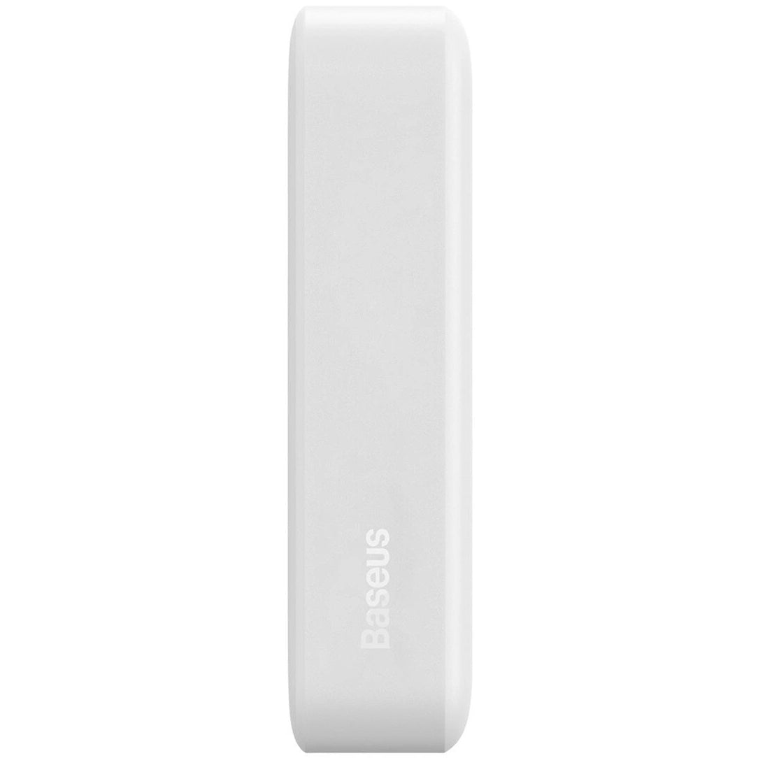 Baseus Magnetic Mini Wireless External Battery, 20000mAh, 20W, PD + FQI, 1 x QI - 1 x USB-C, biały PPCX150002 