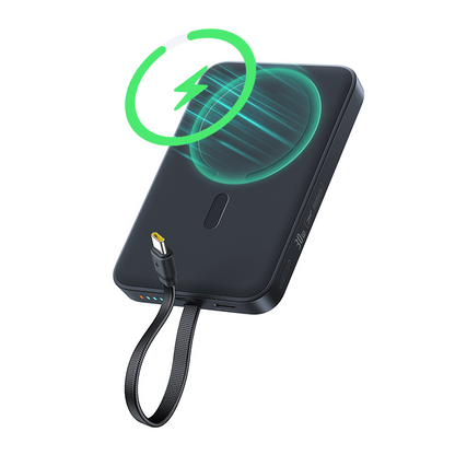 Bezprzewodowy powerbank Baseus EnerFill FM11, 10000 mAh, 30 W, PD + FQI, 1 × QI – 2 × USB-C, czarny E0028904