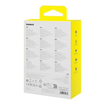 Zewnętrzna bateria bezprzewodowa Baseus Magnetic Mini, 10000mAh, 30W, PD + FQI, 1 x QI - 2 x USB-C, Czarna P1002210B113-00