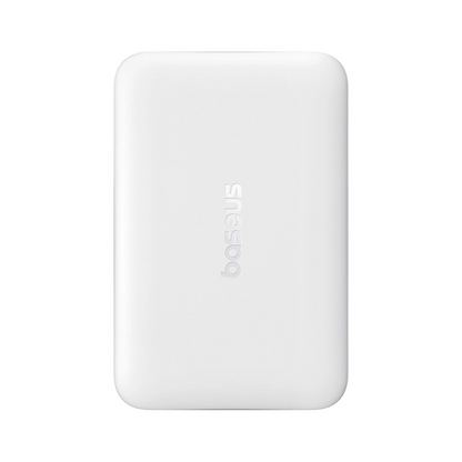 Zewnętrzna bateria bezprzewodowa Baseus EnerFill FM11 Ultra-Mini, 10000mAh, 22.5W, PD + FQI, 1 x QI - 1 x USB-C, Biała P1008210E213-00