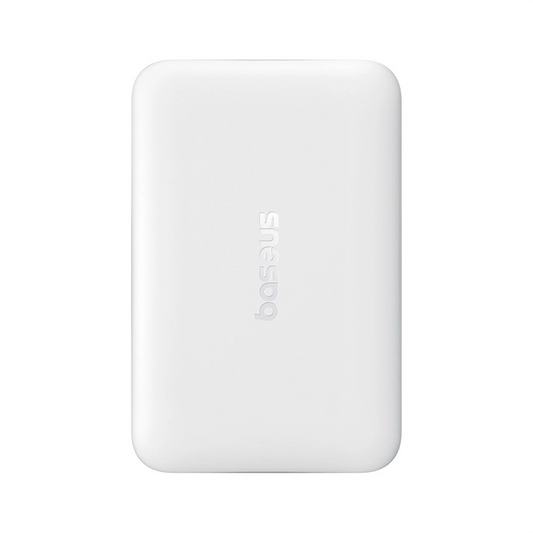 Zewnętrzna bateria bezprzewodowa Baseus EnerFill FM11 Ultra-Mini, 10000mAh, 22.5W, PD + FQI, 1 x QI - 1 x USB-C, Biała P1008210E213-00