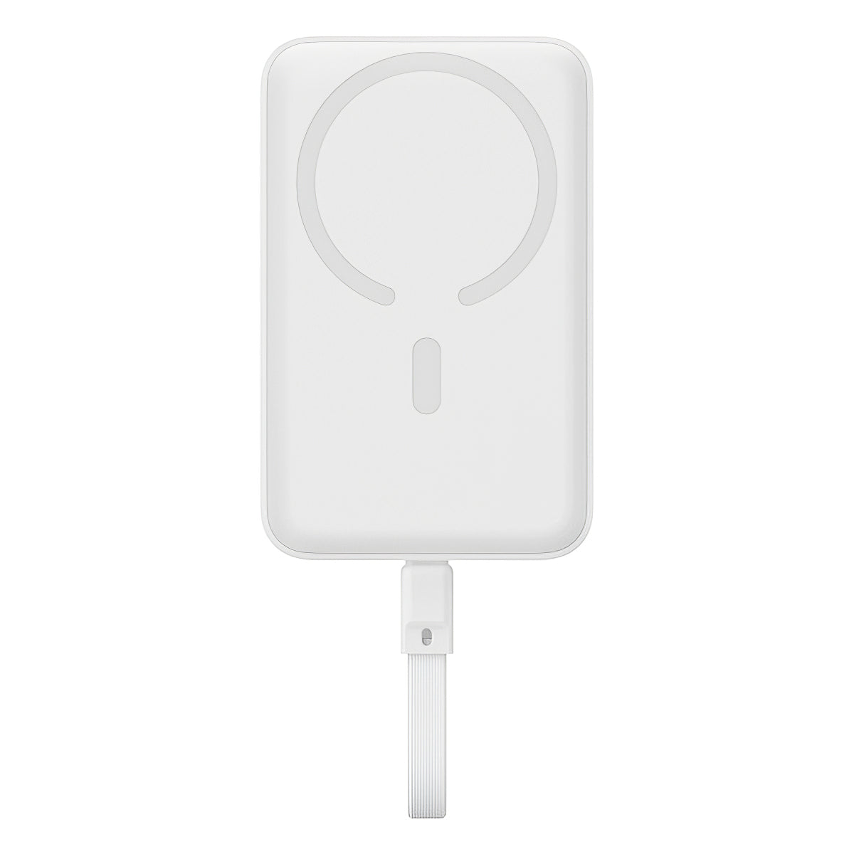 Zewnętrzna bateria bezprzewodowa Baseus Magnetic Mini, 10000mAh, 30W, PD + FQI, 1 x QI - 2 x USB-C, Biała P1002210B223-00