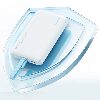 Bezprzewodowy powerbank Cuktech CP132ML, 10000mAh, 22,5W, PD + QI, 2 x USB-C, biały