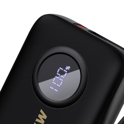 Zewnętrzna bateria Dudao K14, 10000mAh, 22.5W, QC + PD, 1 x Lightning - 1 x USB-A - 2 x USB-C, Czarna