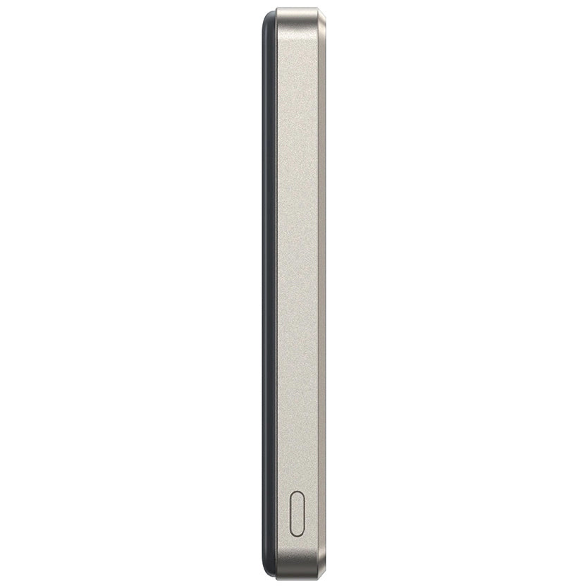 Zewnętrzna bateria bezprzewodowa Joyroom JR-PBM08 Pro, 10000mAh, 20W, PD + FQI, 1 x QI - 1 x USB-C, Beżowa