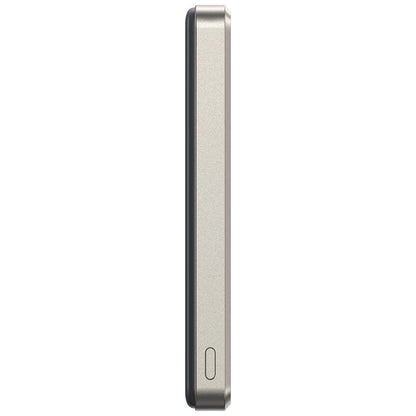 Zewnętrzna bateria bezprzewodowa Joyroom JR-PBM08 Pro, 10000mAh, 20W, PD + FQI, 1 x QI - 1 x USB-C, Beżowa