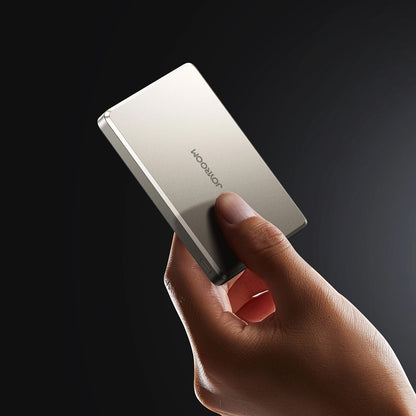 Zewnętrzna bateria bezprzewodowa Joyroom JR-PBM08 Pro, 10000mAh, 20W, PD + FQI, 1 x QI - 1 x USB-C, Beżowa