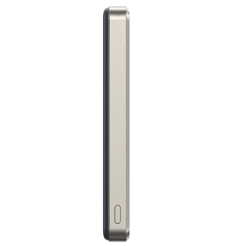 Bezprzewodowy powerbank Joyroom JR-PBM08 Pro, 10000mAh, 22.5W, PD + FQI, 1 x QI - 2 x USB-C, Beżowy