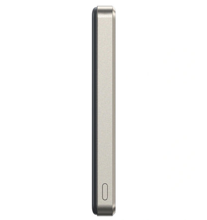 Bezprzewodowy powerbank Joyroom JR-PBM08 Pro, 10000mAh, 22.5W, PD + FQI, 1 x QI - 2 x USB-C, Beżowy