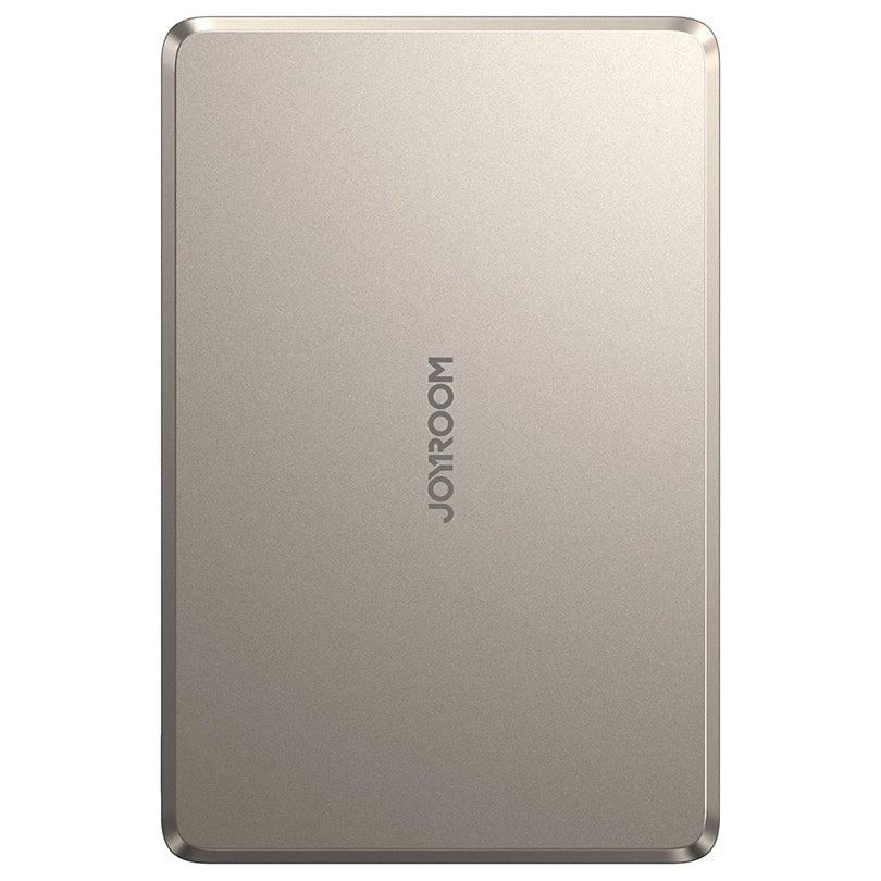 Zewnętrzna bateria bezprzewodowa Joyroom JR-PBM08 Pro, 10000mAh, 20W, PD + FQI, 1 x QI - 1 x USB-C, Beżowa