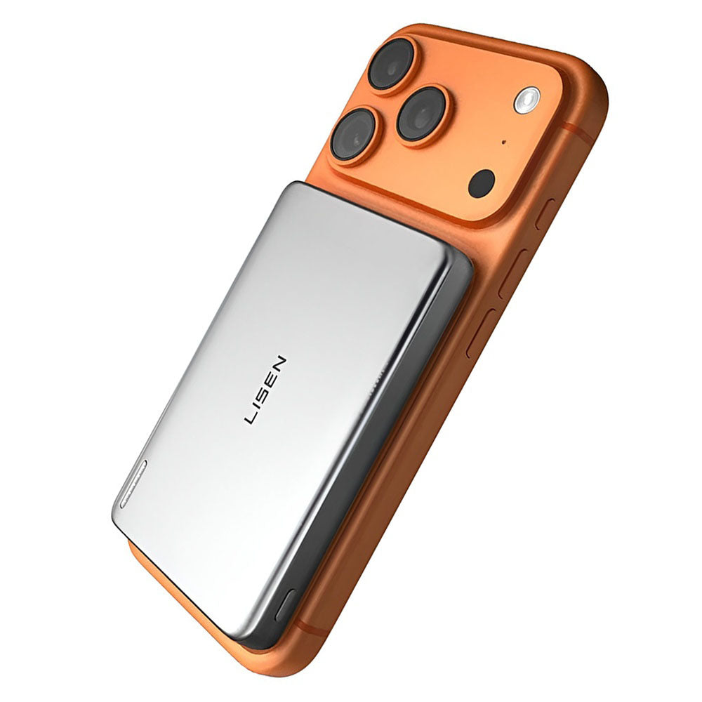 Bezprzewodowy powerbank Lisen L601 Pro, 10000mAh, 27W, PD + FQI, 1 x QI - 1 x USB-C, Szary YL0325100009