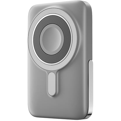 Zewnętrzna bateria bezprzewodowa WiWu Wi-P018, 10000mAh, 20W, PD + FQI, 1 x QI - 1 x USB-C, Szara