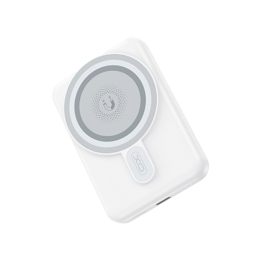 Zewnętrzna bateria bezprzewodowa XO Design PR264, 10000mAh, 20W, PD + FQI, 1 x USB-C, Biała