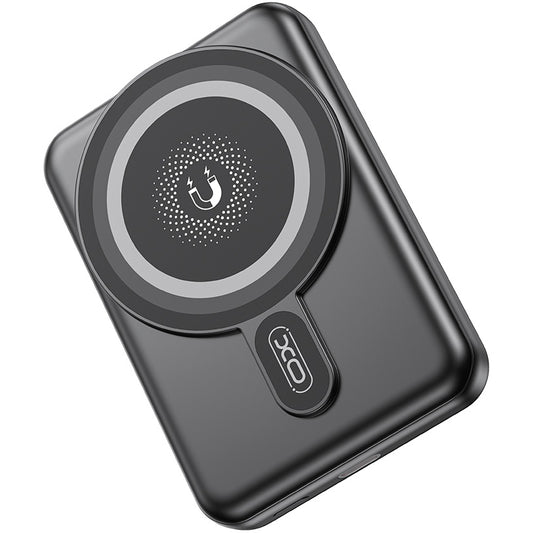 Zewnętrzna bateria bezprzewodowa XO Design PR264, 10000mAh, 20W, PD + FQI, 1 x USB-C, Czarna