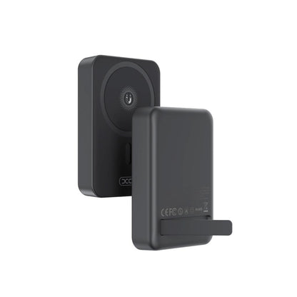 Zewnętrzna bateria bezprzewodowa XO Design PR231, 10000mAh, 20W, PD + FQI, 1 x QI - 1 x USB-C, Czarna