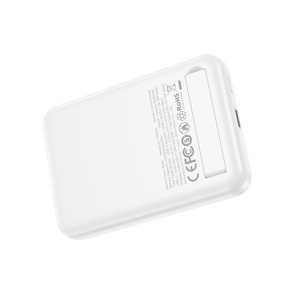 Zewnętrzna bateria bezprzewodowa XO Design PR264, 10000mAh, 20W, PD + FQI, 1 x USB-C, Biała